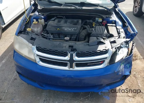 2013 Dodge Avenger Se из США, поврежденный, VIN 1C3CDZAB9DN702529